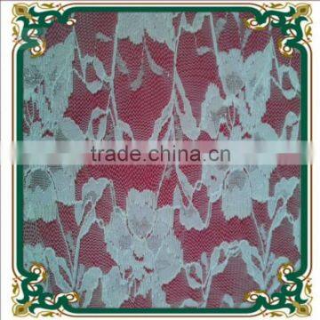 Embroidery silver edge lace fabrics