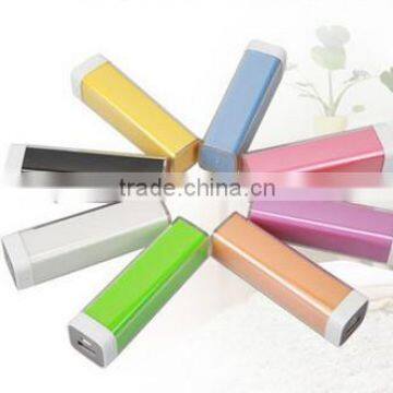 mini colorful promotion 2600mah portable mobile power bank