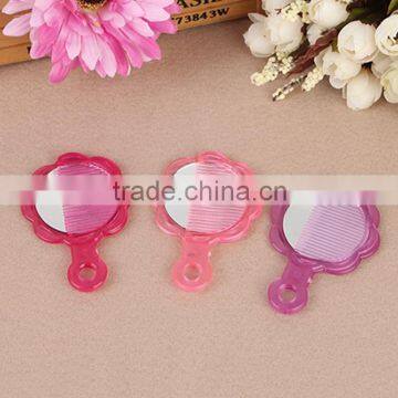 Two sets hair comb and mirror for promotional gift girls hair accessories