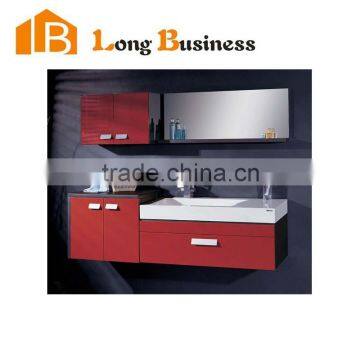 LB-JL2022 OEM wholesale new model red lacquer bathroom vanity