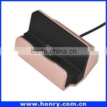 Luxury Portable Mini USB Charger Holder Sync Phone Charging Dock Station for Iphone 5/6/6plus photo-4