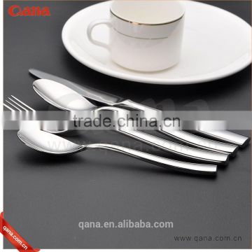 QANA stainless steel flatware set , gold plated flatware wholesale