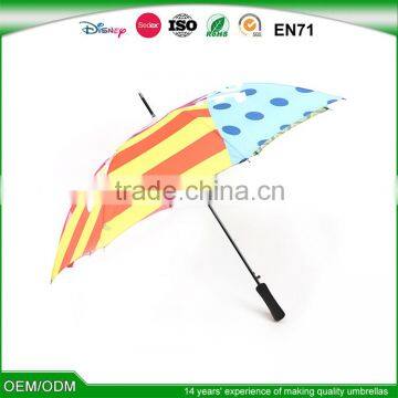 Top Quality Cheap Advertising Promotional high rainbow golf umbrella