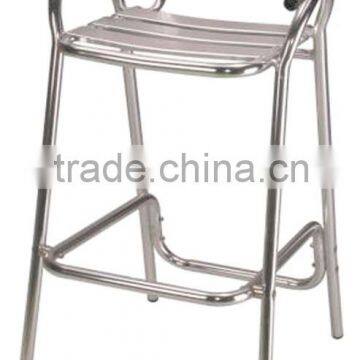 Aluminum bar stool chair