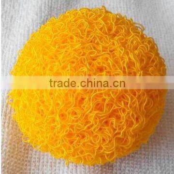 Polyester fiber scourer for dish washing