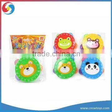 LS3404370 Promotional Plastic Carton Ring the Bell Toys Cute Shaking Handbell Toys