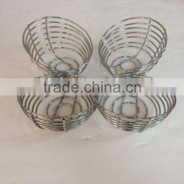 Kitchen cooking wire baskets, metal wire bread basket