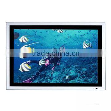 Suprl custom 42 inch rounded ten point touch screen wall hanging Android advertising player