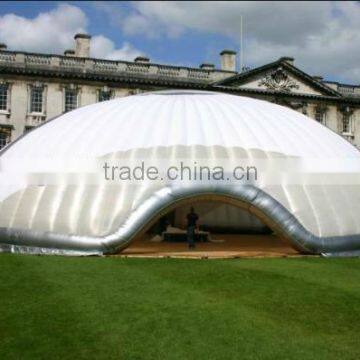 Hot sale giant inflatable dome event tent for outdoor exhibition, inflatable white dome tent, inflatable projection tent