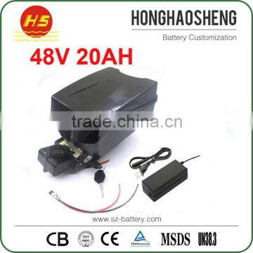 Rechargeable Lithium Battery 48v 20Ah Li-Ion E-Bike Battery Pack 48 Volt 1000w With F Rog Case photo-1