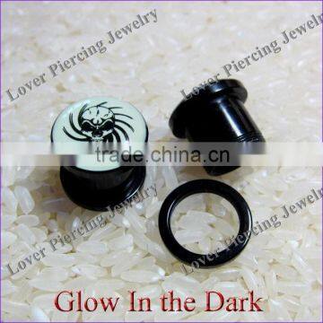 Glow In The Dark Acrylic Flesh Tunnel Plug Expander [UV-RT193]