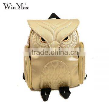 Owl Shape pu Leather School Backpack High Class Girls Travel School Bags Supplier's Choice photo-4