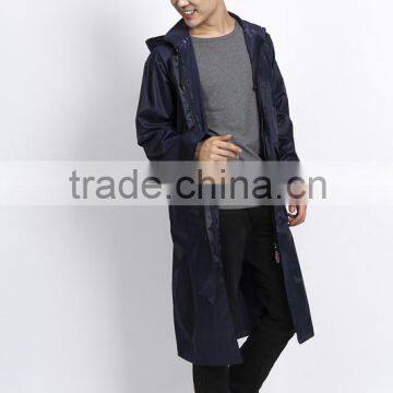 high visible reflective long raincoat