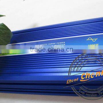 Hot Sales CE ROHS 1000W Dc To Ac 12V 24V 110V 220V 50/60Hz Solar Power Inverter With Battery Charger Pure Sine Wave Inverter