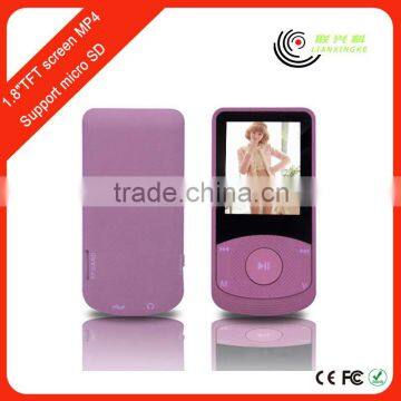 Manufacture price video song download mp4 players with sd card slot