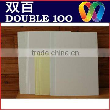 Double sided hot melt PVC sheet for album