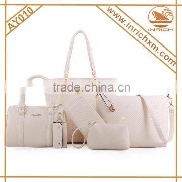 Best Seller New Pattern 6pcs Synthetic Leather Ladies Handbag Online Shopping Quality Choice Most Popular photo-4