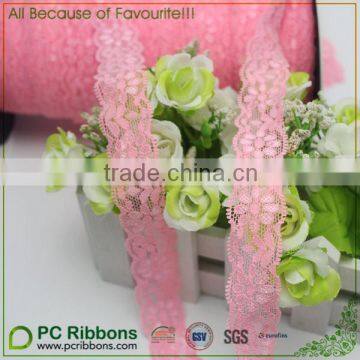 Small Order Quantity Pink Lace Trimming