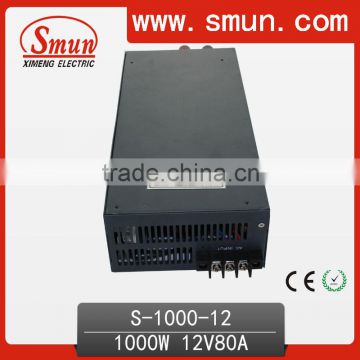 S-1000-12 AC DC Power Supply For LED 1000W 12V LED Driver