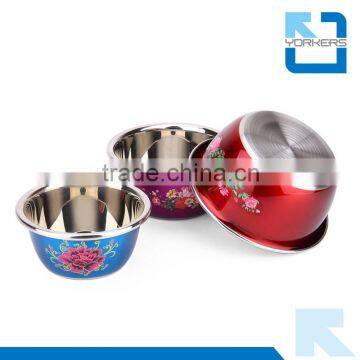201 Stainless Steel Gorgeous and Printed Mixing Bowls & Soup Plates photo-3