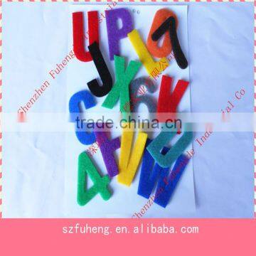 Precut DIY hook loop letters alphabets