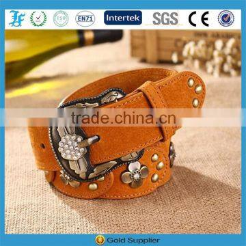 2015 new arrival lady fashion pig leather belt strap wholesale