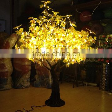 Led Lighting Artificial Japanese Red Maple Tree For Indoor Decoration