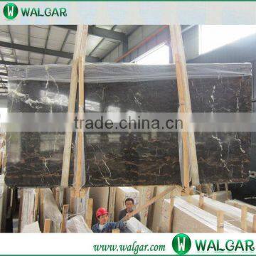 Cheap black and brown color marble slab for walls/floor