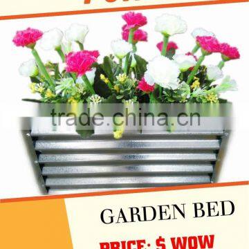 metal flower bed raised bed easily assemble rot against