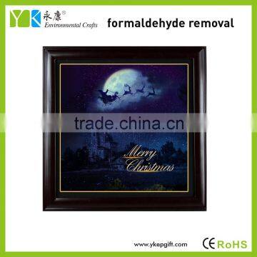 Wholesale wood frame christmas wall hanging decorations made in china