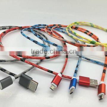 2016 New Fast Charging 1.5A 2.1A Data Transfer USB Cable for iphone 6s for Android Cable