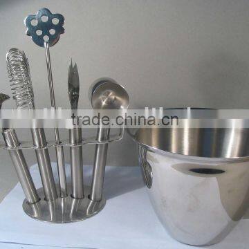 Stainless Steel Ice Bucket Set
