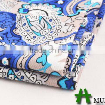 Shaoxing Textile Woven Paisley Print Rayon Twill Fabric photo-3
