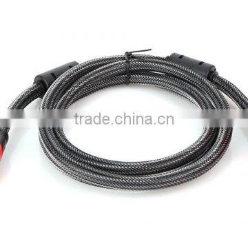 Pure copper and magnetic rings braid Male - Male 1.4V CU cable 1.8M