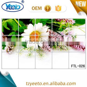 Color Printing Middle Size Aluminum Kitchen Tile Decoration Sticker