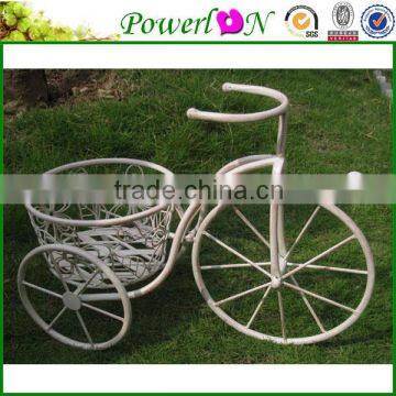 Cheap Vintage Classic Wrough Iron Bicycle Shape Plant Pot For Home Patio Garden Backyard I24M TS05 G00 X00 PL08-5065