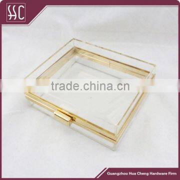 150*125*52mm transparent acrylic clutch bag