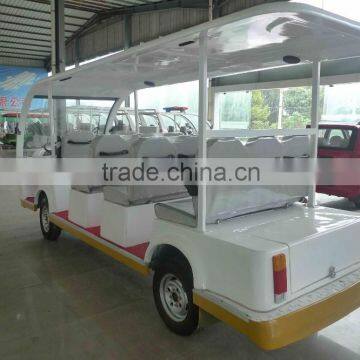 Wear-resisting Electric Sightseeing Car!! Wearproof and Anti-skidding Black Rubber Plastic Floor, Automatic Thermostat photo-6