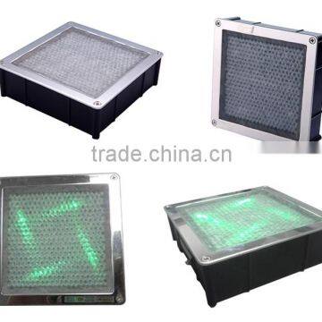 Colorful Blinking Led Solar Lights Ground Glass Blick Lighting photo-4