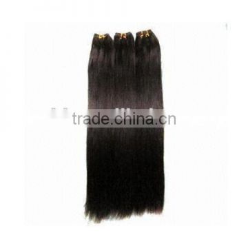 Long Straight Black Hair Clip in Synthetic Hair Weave