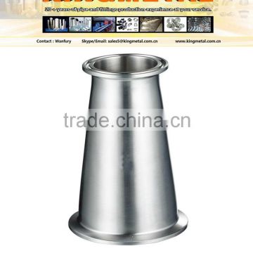 Ss304/316L Stainless Steel medical Grade Eccentric / Concentnic Pipe Reducer