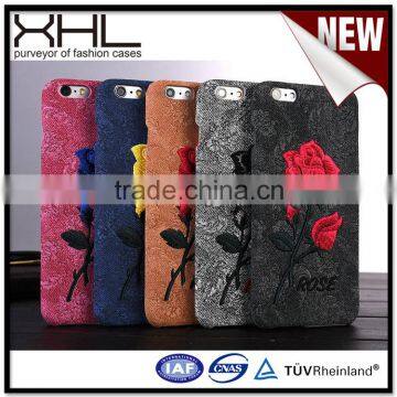 Chinese wholesale companies Embroidery Rose cell phone case novelty products for sell