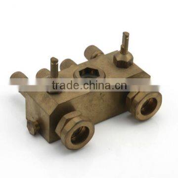 Bathroom Fittings Air Distributor Stainless Steel Water Heater Meter Manifold Air Brass Part photo-2