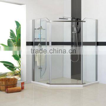 Fancy Framed Tempered Glass Bath Shower Room photo-4