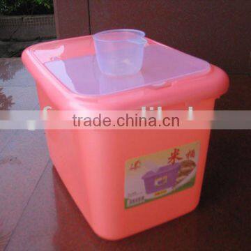 plastic rice barrel 3030 with rice cup