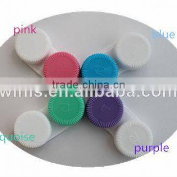 contact lens case plastic dual case