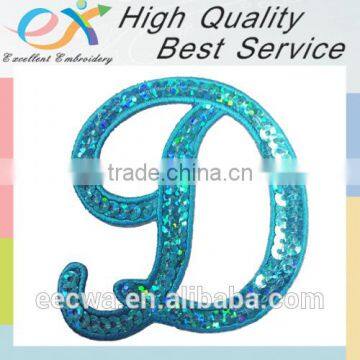 Customize Wholesale Sequin Letter Appliques photo-4