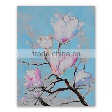 Modern Flower design Oil Painting on Canvas art handmade textured