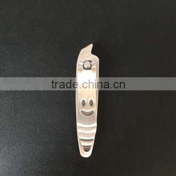 Logo customized stainless steel bevel nail clipper