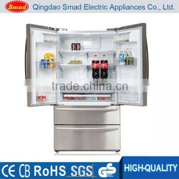 36"french stainless steel door refrigerator with bottom freezers